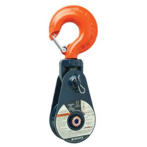 Crosby 418 6" RB Snatch Block w/ Hook - 8 Ton WLL - #108154